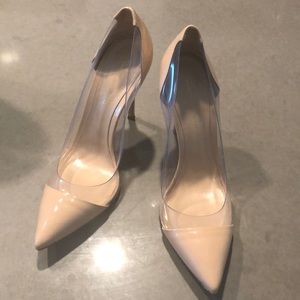 Gianvito Rossi Nude Plexi Pumps, US 9 🎉🎊💃🏽